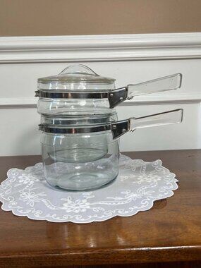 Pyrex Double Boiler Flameware Set